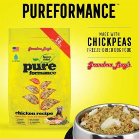 img 1 attached to Pureformance Grain Free Chicken Dog Food by Grandma Lucy's - 3-Pound Bag