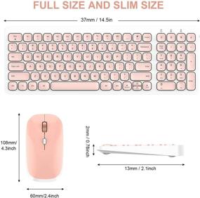 img 3 attached to 💻 Effortless Typing: Cimetech Ultra Thin Wireless Keyboard – Boost Your Computer Experience