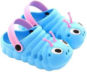 img 2 attached to VARWANEO Lightweight Anti-Slip Shoes Slippers for Baby Boys, Girls, and Toddlers – Cute Unisex Caterpillar Shape Shoes