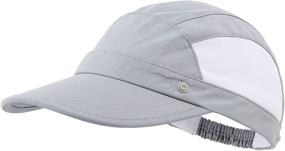 img 3 attached to Protective Connectyle Kids Visor Sun Hat with Removable Neck Flap - UPF 50+ Baseball Play Cap for Optimal Sun Protection