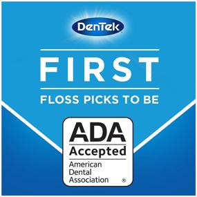 img 1 attached to 🦷 DenTek Comfort Clean Sensitive Gums Floss Picks - Soft & Silky Ribbon - 19 Count (Pack of 3)