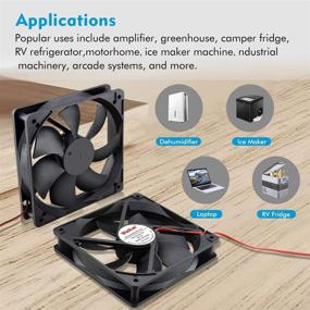 img 1 attached to 🔧 Wathai 120mm x 25mm Brushless DC Cooler Case Cooling Fan - Efficient 12V 2Pin Technology