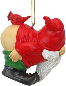 img 1 attached to Garden Gnomes Figurine - Loonie Moonie 🎄 Gnome - Naughty Mooning Gnomes Statues - Christmas Ornament