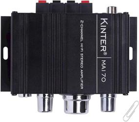 img 2 attached to 🔊 Kinter MA170 12V 2 Channel Mini Digital Audio Power Amplifier for Car or MP3 - No Power Supply Included