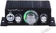 🔊 kinter ma170 12v 2 channel mini digital audio power amplifier for car or mp3 - no power supply included logo