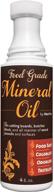 🌿 premium ultrapure food-grade mineral oil for cutting boards and wood care - easy-applicator (4oz with foam tip) | made in usa logo