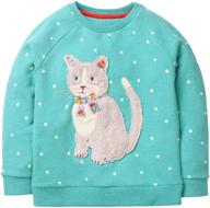 👕 bumeex toddler girl sweatshirt clothes outfit: comfy cotton crewneck christmas clothing логотип