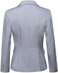 img 2 attached to Womens 2 Piece Office Business Blazer: Elevate Your Style