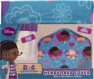 🌙 soft and dreamy: disney junior doc mcstuffins microfiber headboard cover logo