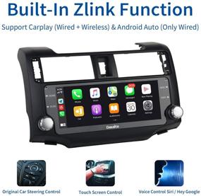 img 3 attached to 🚘 Upgraded Dasaita 10.25" Android 10.0 Car Stereo with Carplay for Toyota 4Runner 2014-2018 | Bluetooth Head Unit | IPS Touch Screen | 4G RAM 64G ROM | Android Auto | GPS Navigation