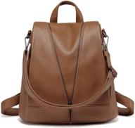 🎒 kasqo anti-theft leather backpack for women - handbags and wallets logo