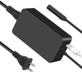 img 3 attached to 💡 Высококачественное зарядное устройство мощностью 48 Вт для Surface Pro 2, Surface Pro 1 и Surface RT - идеальный адаптер питания для устройств Microsoft (1512, 1516, 1536)