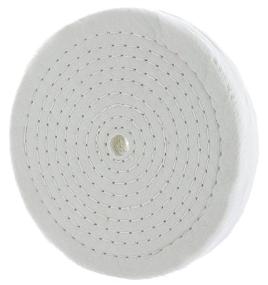 img 4 attached to 🔧 8 Inch Extra Thick Fine Cotton Treated Spiral Polishing Wheel with 1/2" Center Arbor Hole - Buffing Wheel for Drill, Bench and Angel Grinder (80 Ply) by Drixet: Polishing and Buffing Wheel