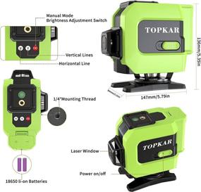 img 3 attached to 🏗️ Revolutionary TOPKAR Self-Leveling Construction: Experience 360° Vertical and Horizontal Precision