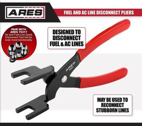 img 3 attached to 🔌 ARES 15041 Fuel and AC Line Disconnect Pliers for Single or Two Step Collar Connector Lines Designed for Tight Access Areas