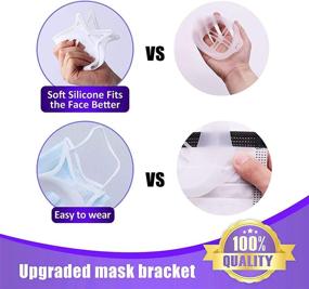 img 2 attached to 😷 Breathing Made Easier with Silicone Kkpot Mask Brackets - Ultimate Protection