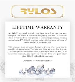 img 1 attached to RYLOS Boys' Diamond Rings - Exquisite, Elegant, and Beautiful Jewelry