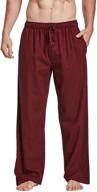 👖 cyz cotton flannel pajama x large: cozy and stylish men's clothing logo