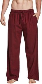 img 4 attached to 👖 CYZ Cotton Flannel Pajama X Large: Cozy and Stylish Men's Clothing