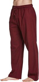 img 3 attached to 👖 CYZ Cotton Flannel Pajama X Large: Cozy and Stylish Men's Clothing