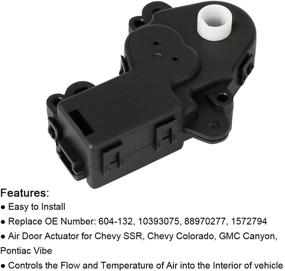 img 3 attached to HVAC Air Door Actuator Replacement for 2004-2012 Chevy Colorado &amp; GMC Canyon, 2003-2006 Chevy SSR, 2003-2008 Pontiac Vibe - Replaces #604-132, 10393075, 88970277, 1572794