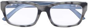 img 2 attached to 👓 Spring Hinges Large Square Frame Reading Glasses 5-Pack by Eyekepper - Includes Sunshine Readers +3.5