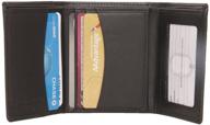 new york protection leather doubble men's accessories and wallets, card cases & money organizers logo
