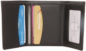 img 4 attached to New York Protection Leather Doubble Men's Accessories and Wallets, Card Cases & Money Organizers