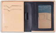 👔 ikepod genuine leather bifold wallet: stylish men's billfold for essential accessories logo