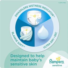 img 1 attached to Pampers Swaddlers Sensitive Diapers, Size 2, 76 Count - Super Pack