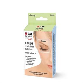 img 1 attached to 👁️ Godefroy 28 Day Mascara Tint Kit - Long Lasting Brown Eyelash Coloring (1 Pack)