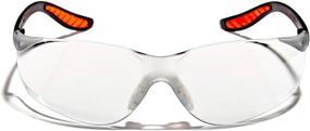 img 1 attached to Defender Safety Glasses Clear Black