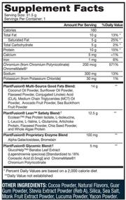 img 3 attached to 🌱 PlantFusion Complete Plant Based Keto Blend: Sugar-Free, Gluten-Free, Vegan Chocolate Protein Powder Drink with MCTs – 12 Single Servings