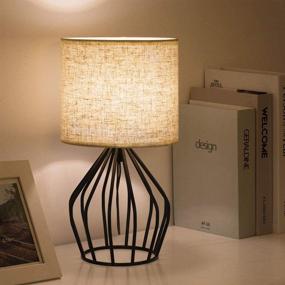 img 3 attached to HAITRAL Bedroom Table Lamp Minimalist
