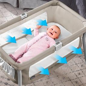 img 1 attached to 👶 Портативная колыбель Chicco: Откройте для себя стильную и удобную LullaGo Iris