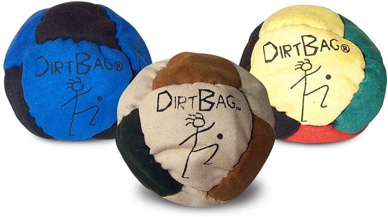 dirtbag footbag classic sand filled hacky 로고