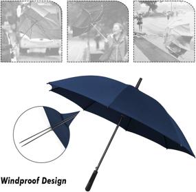 img 2 attached to Umbrella Automatic Double Outdoor Use Purplish Umbrellas