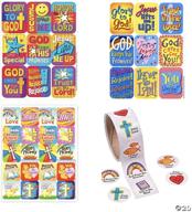 216 religious inspirational stickers assortment - vacation bible school vbs education christian crafts scrapbooking - party easter - christ, jesus, god, lord logo