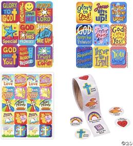 img 1 attached to 216 Religious Inspirational Stickers Assortment - Vacation Bible School VBS Education Christian Crafts Scrapbooking - Party Easter - Christ, Jesus, God, Lord