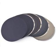 🛠️ premium 40pcs 7 inch wet sanding discs - high performance fine grit assortment for sander polisher car boat - waterproof hook and loop - silicon carbide sandpaper (1000/1500/2000/3000/grit) logo