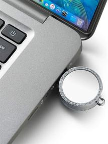 img 2 attached to ''ZJR Пустой нейтральный металлический USB-флэш-накопитель с поворотным дизайном, 64 ГБ, подходит для индивидуального логотипа на заказ''
