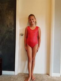 img 1 attached to 🤸 Dancina Girls Gymnastics Tank Top Leotard Dancewear: New Designs and Prints for Ages 3-12