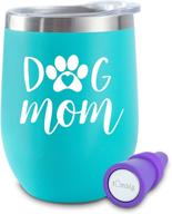 🐶 dog mom tumbler with wine stopper - dog mom gifts for women - dog lover gifts - dog gifts for dog lovers - gifts for dog lovers логотип