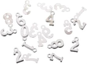 img 2 attached to Wholesale Antique Silver Plated Lucky Number Birthday Charms – Perfect for DIY Jewelry Making