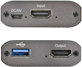 img 3 attached to 🎥 Видеокарта захвата HDMI высокого качества 4К 60 Гц - конвертер HDMI в USB3.0 с локальным отображением петли для прямого эфира, трансляций, записи видеоигр, камеры-камкордера DSLR.