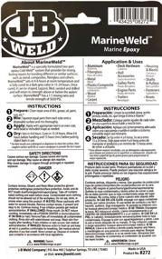 img 1 attached to 🚤 J-B Weld MarineWeld Epoxy - 2 oz. - Ideal for Marine Applications