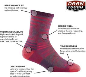 img 2 attached to 🧦 Darn Tough Ceres Micro Crew Cushioned Socks: Lightweight Comfort for Women