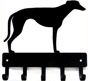 img 4 attached to 🐾 Greyhound Key Hooks & Keychain Holder - Compact 6-inch Width - Handcrafted in the USA