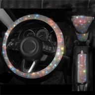 steering rhinestone universal sparkling accesories logo