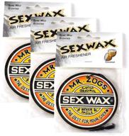 🥥 coconut scented limited edition 3-pack air freshener: enhance your space with sex wax logo
